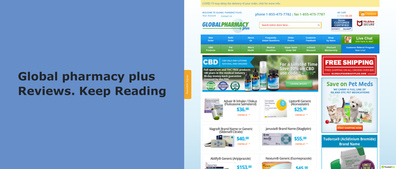 Global Pharmacy Plus Reviews Keep Reading Global Pharmacy Plus Reviews Keep Reading