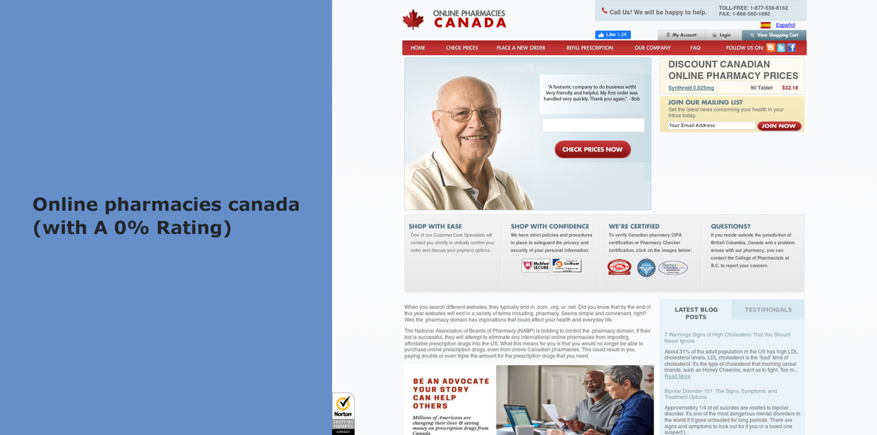 Online Pharmacies Canada With A 0 Rating   Online Pharmacies Canada 